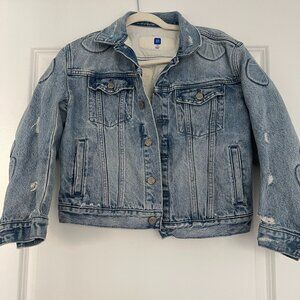 RARE  YEEZY GAP BALENCIAGA DENIM JACKET SIZE  - Kids large / women's small